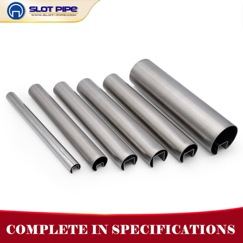 Foshan Manufacturer Stainless Steel Round Slotted Pipe Welded 304 316L round slotted inox pipe/tube