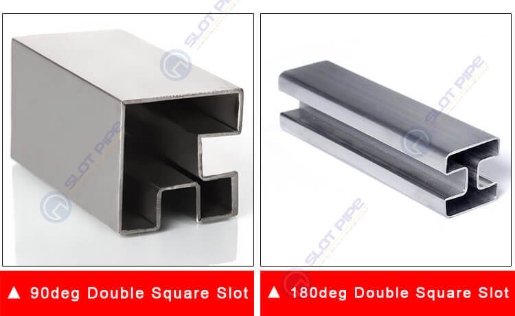 Stainless Steel Square slotted pipe