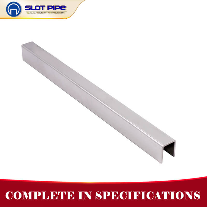 Factory direct sale stainless steel U profile u channel pipe tube for glass balustrade railing