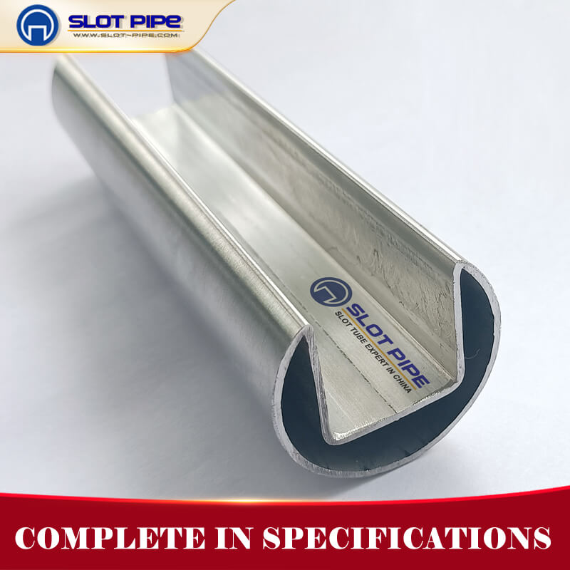 Stainless Steel Channel Pipe With Welded Line In Channel